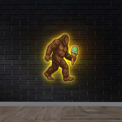 Bigfoot | Backlit Version - Premium Neon Artwork