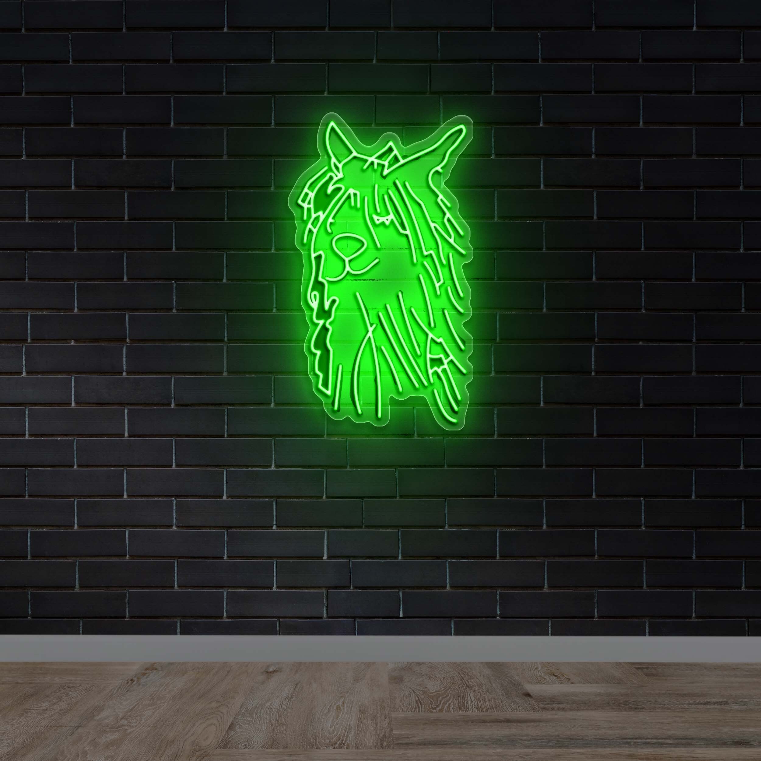 Alpaca Head - Premium Neon Artwork