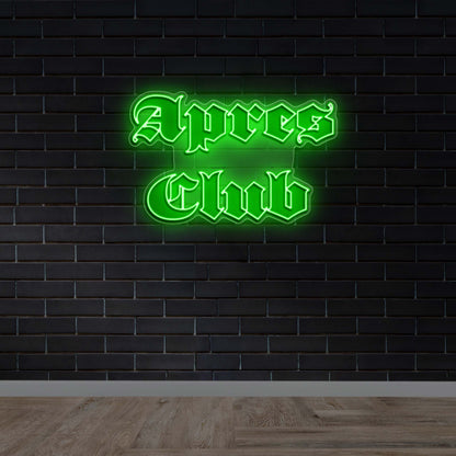 Apres Club - Premium Neon Artwork