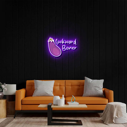 Akward Boner - Premium Neon Artwork