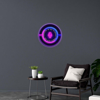 CHILLIN IN DA CLOUDS - Premium Neon Artwork
