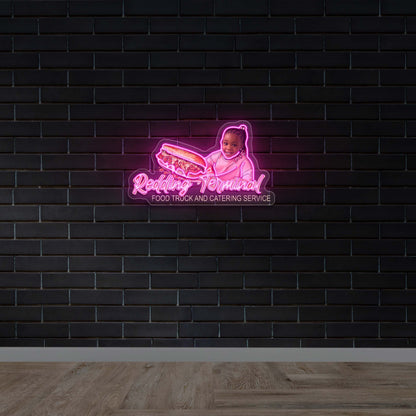 Redding Terminal – Premium Neon Artwork