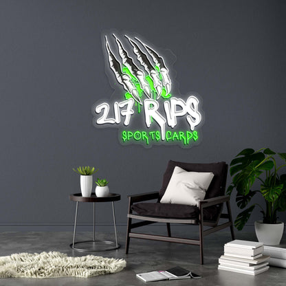 217 RIPS - Premium Neon Artwork