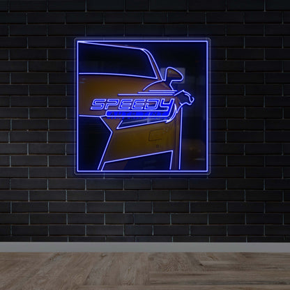 SPEEDY AUTO TINT II - Premium Neon Artwork