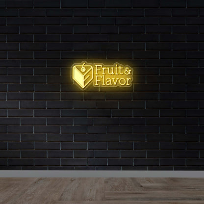 Fruit & Flavor - Premium Neon Artwork