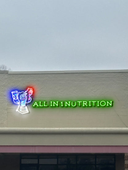 All In 1 nutrition version 3 - Premium Neon Artwork