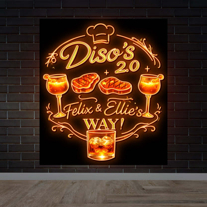 Diso's 2.0 - Premium Neon Artwork