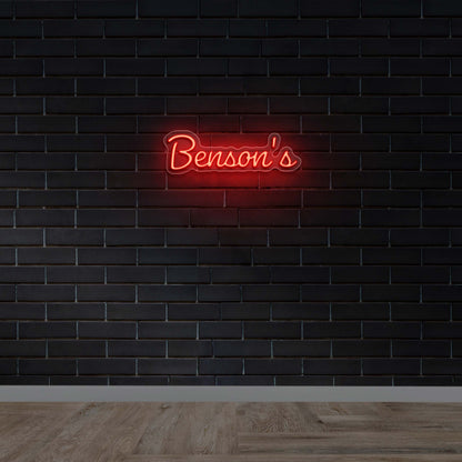 Benson’s -  Premium Neon Artwork