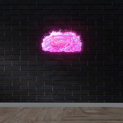 Comedy Brain - Premium Neon Artwork