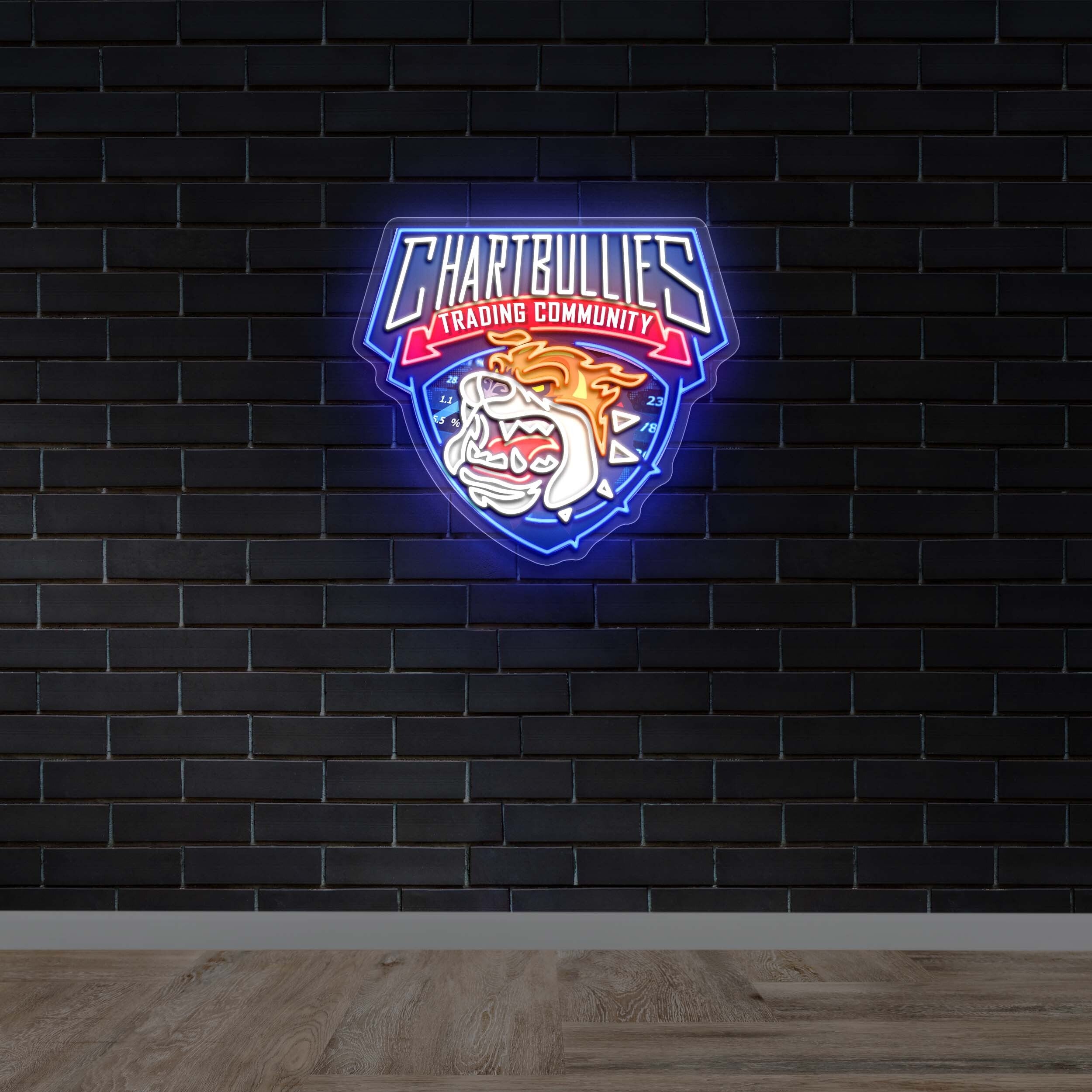 CHARTBULLIES - Premium Neon Artwork