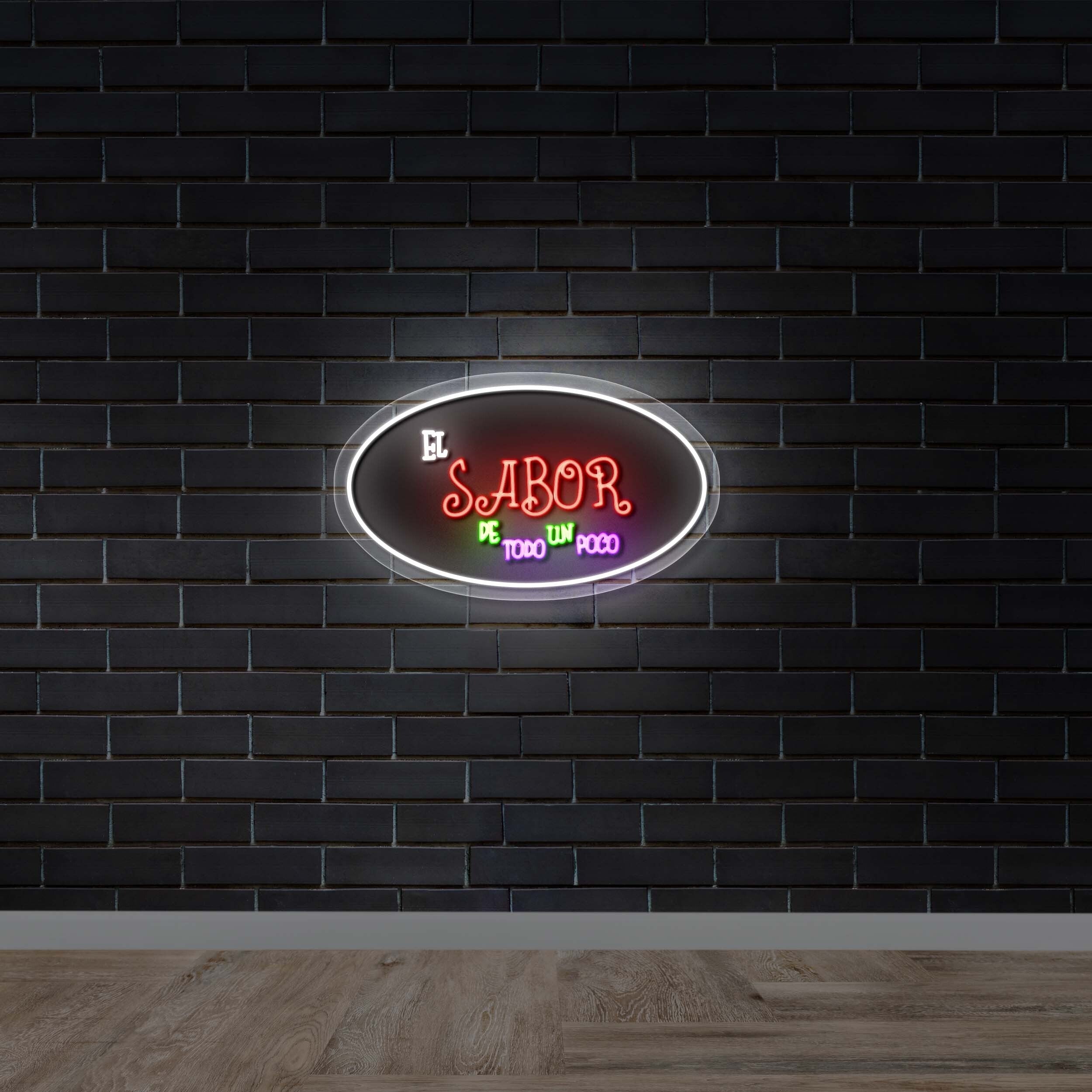 El Sabor De Todo Un Poco – Premium Neon Artwork