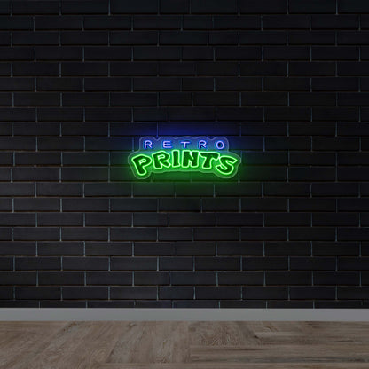RETRO PRINTS II - Premium Neon Artwork