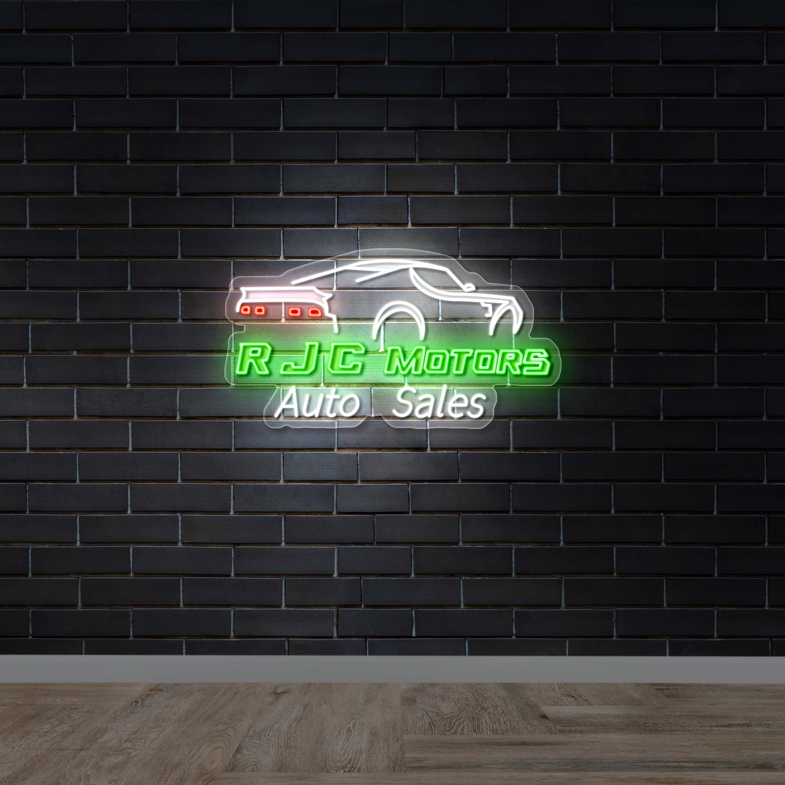 RJC MOTORS - Premium Neon Artwork