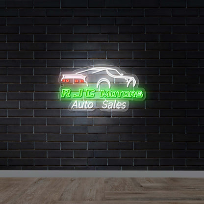 RJC MOTORS - Premium Neon Artwork