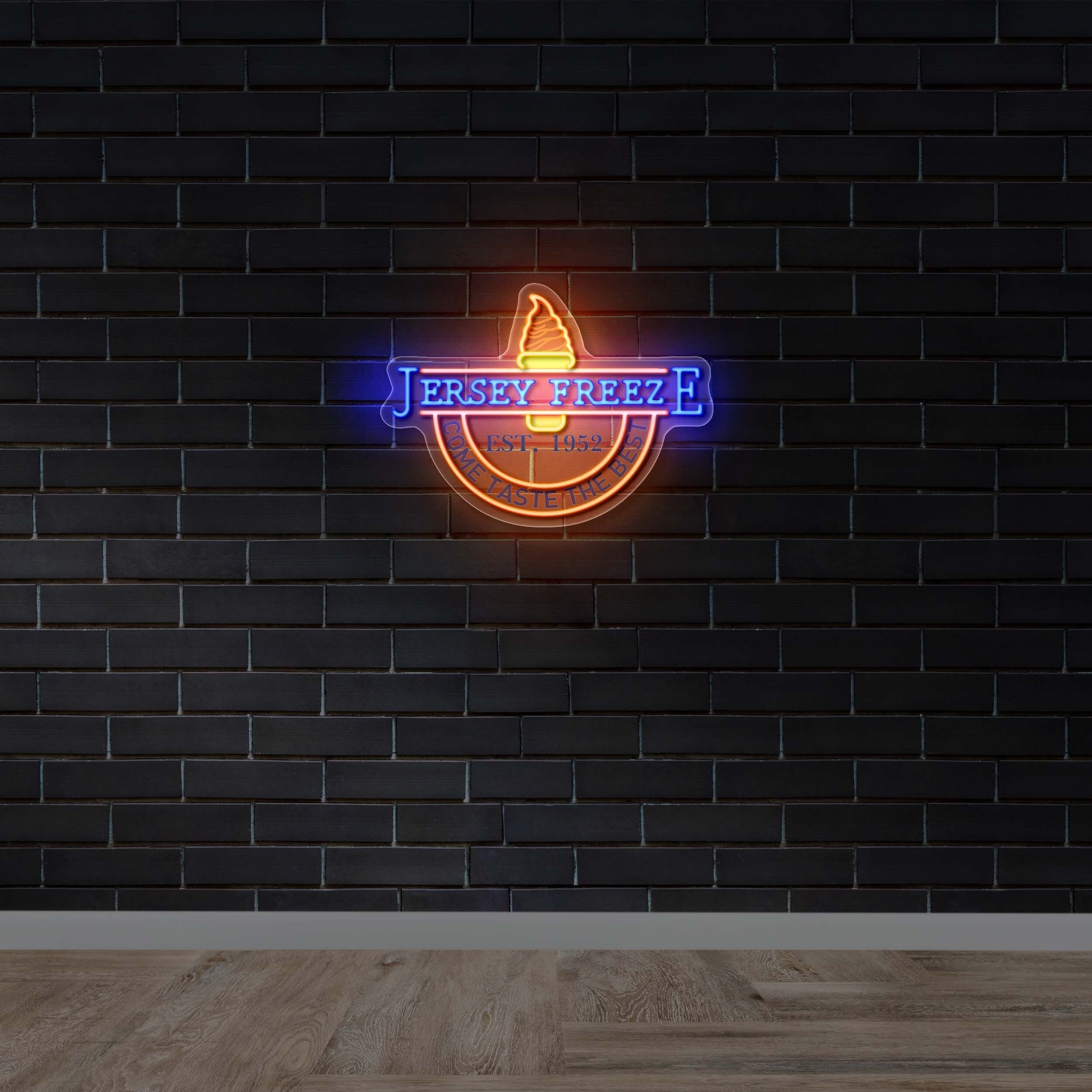 Jersey Freeze – Premium Neon Artwork