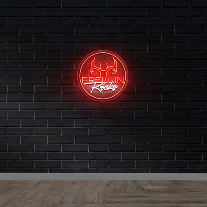 Frellin Rocks - Premium Neon Artwork