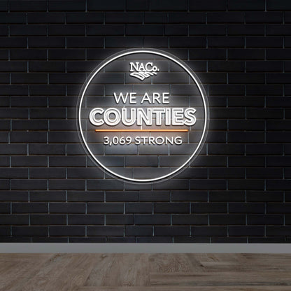 WE ARE COUNTIES - Premium Neon Artwork