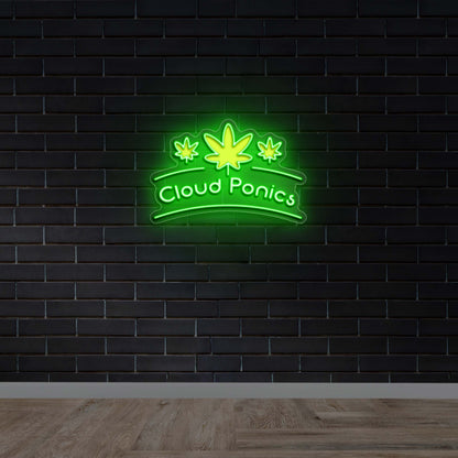 Cloud Ponics - Premium Neon Artwork