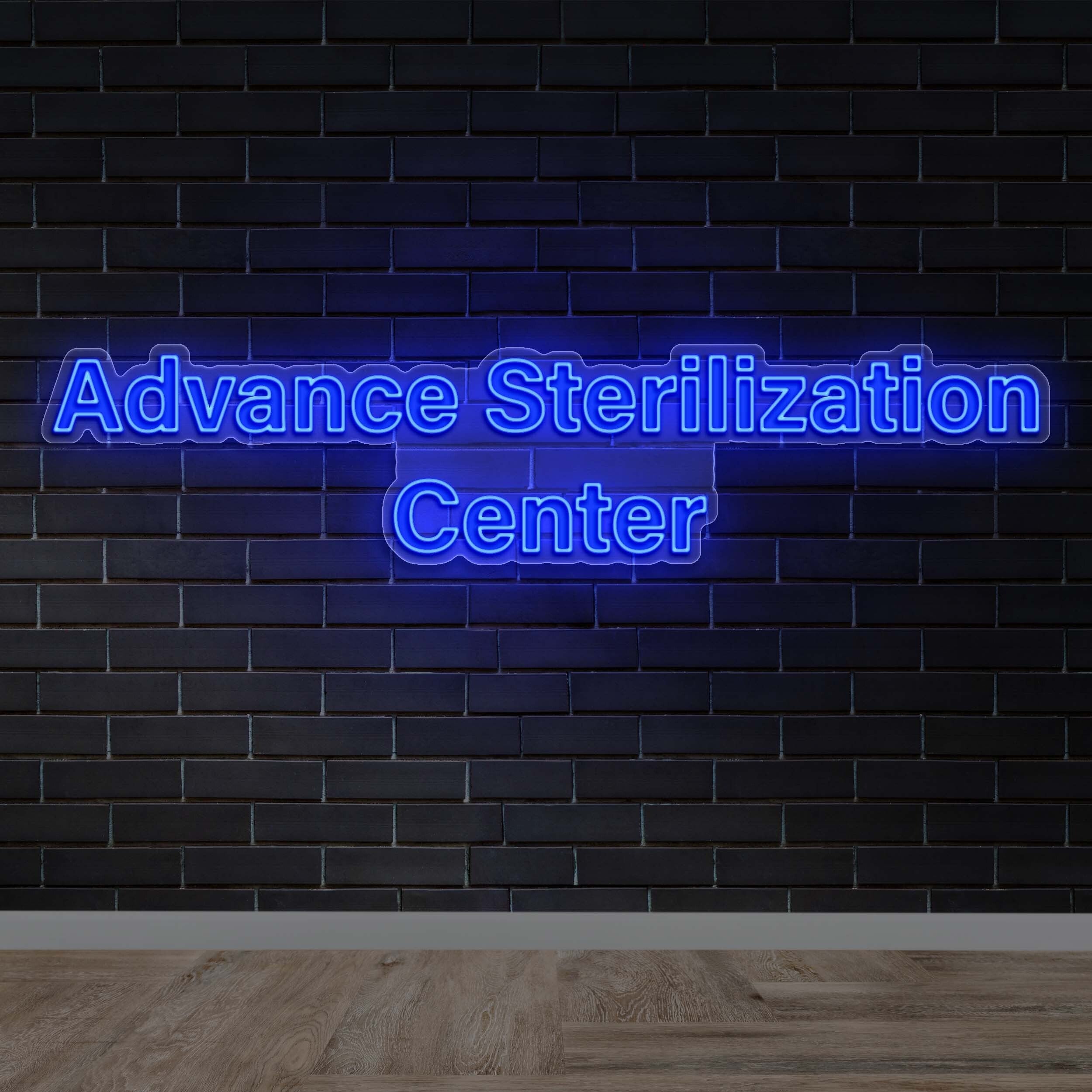 Advance Sterilization Center - Premium Neon Artwork