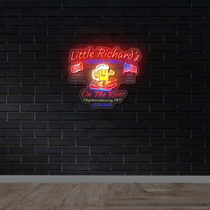 Little Richards Restaurant And Bar On The River – Premium Neon Artwork
