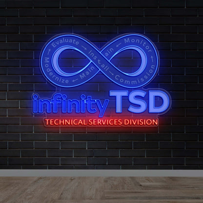 infinity TSD - Premium Neon Artwork
