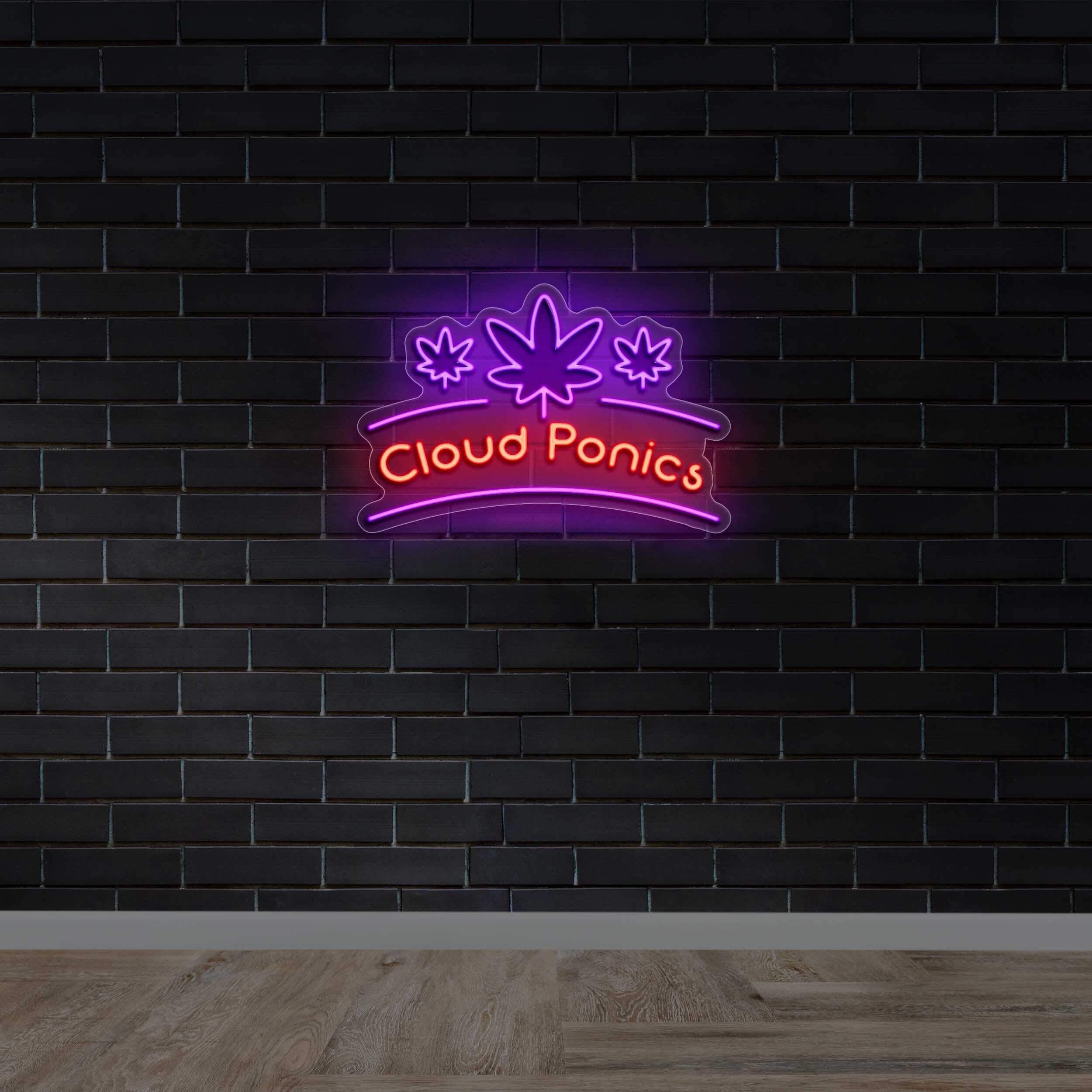 Cloud Ponics - Premium Neon Artwork