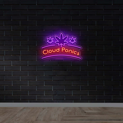 Cloud Ponics - Premium Neon Artwork