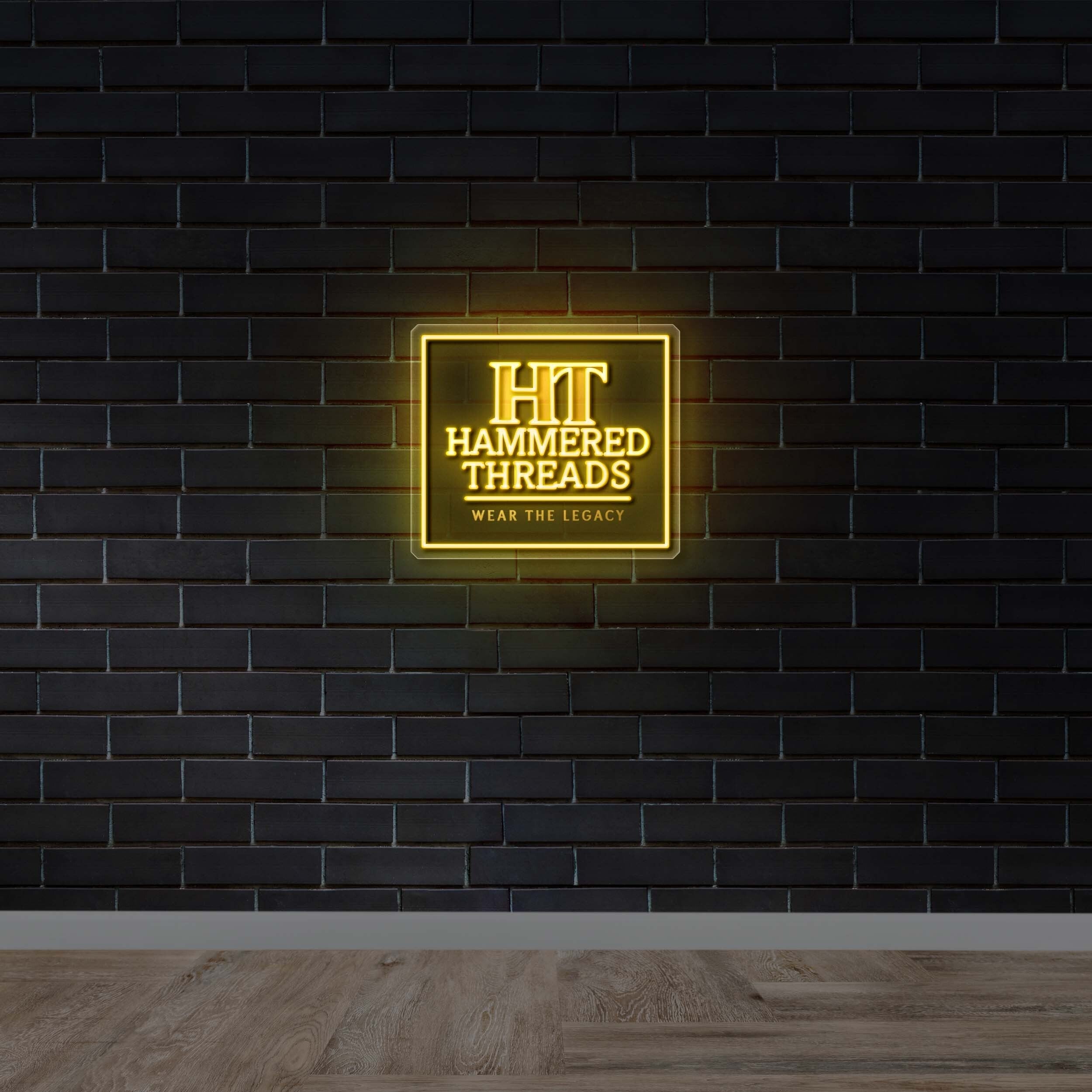 HAMMERED THREADS - Premium Neon Artwork