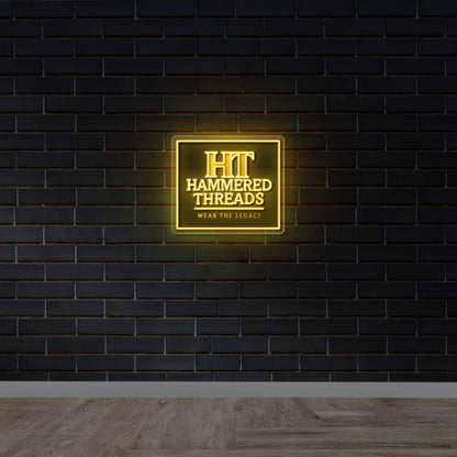 HAMMERED THREADS - Premium Neon Artwork