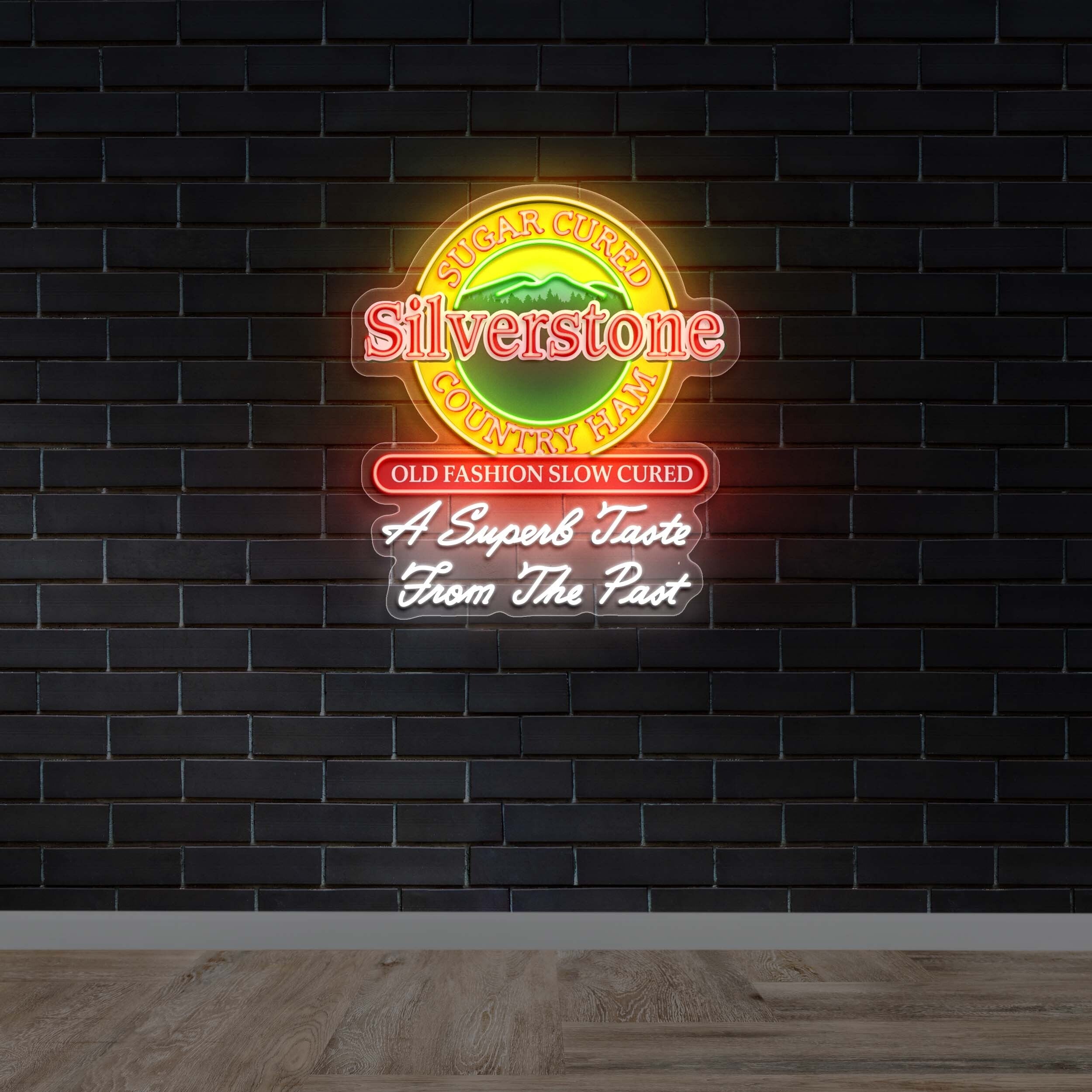 SILVERSTONE - Premium Neon Artwork