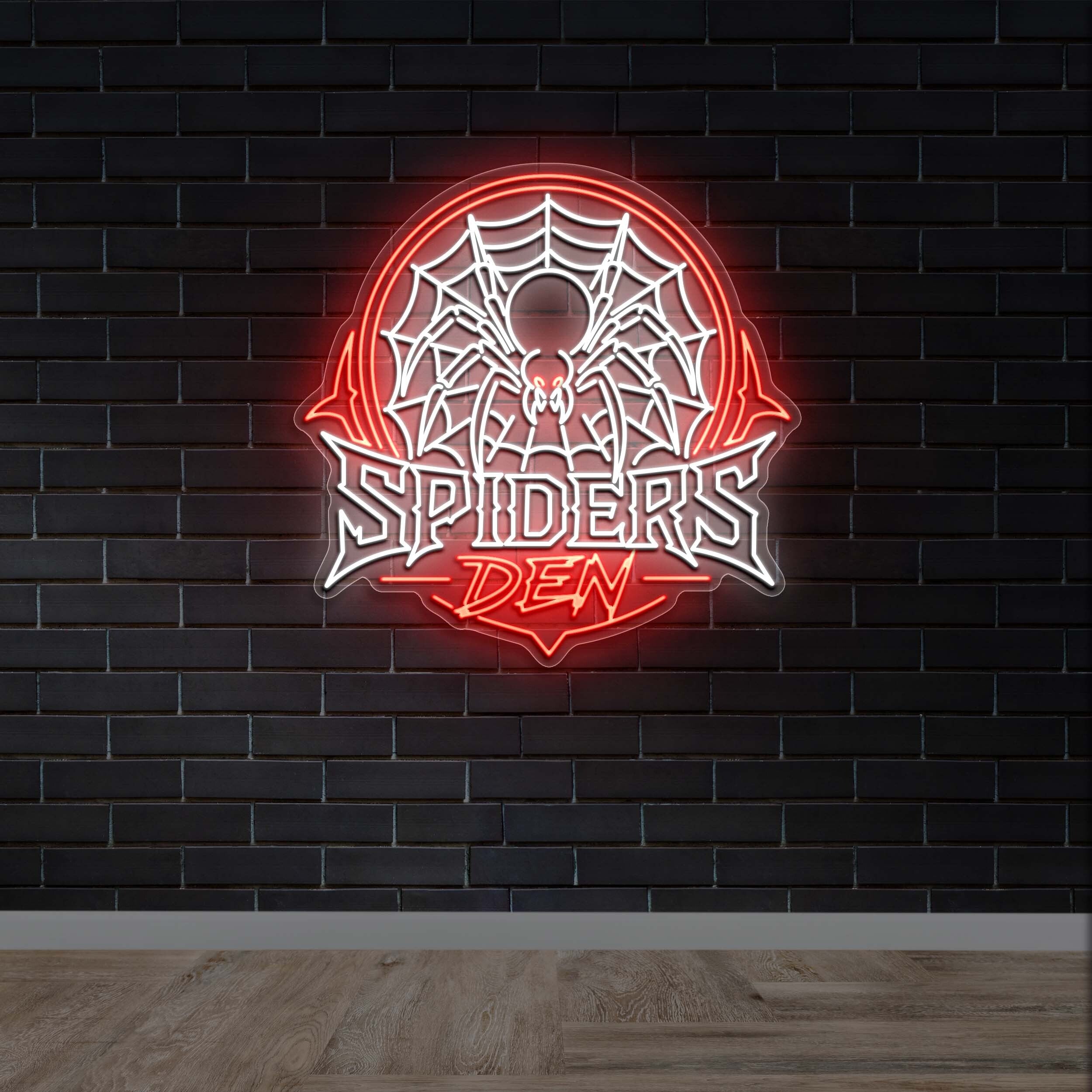 Spiders - Premium Neon Artwork