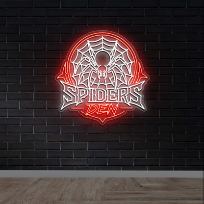 Spiders - Premium Neon Artwork