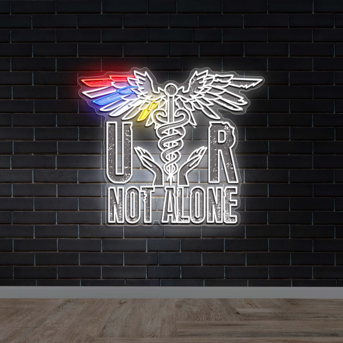 UR Not Alone - Premium Neon Artwork