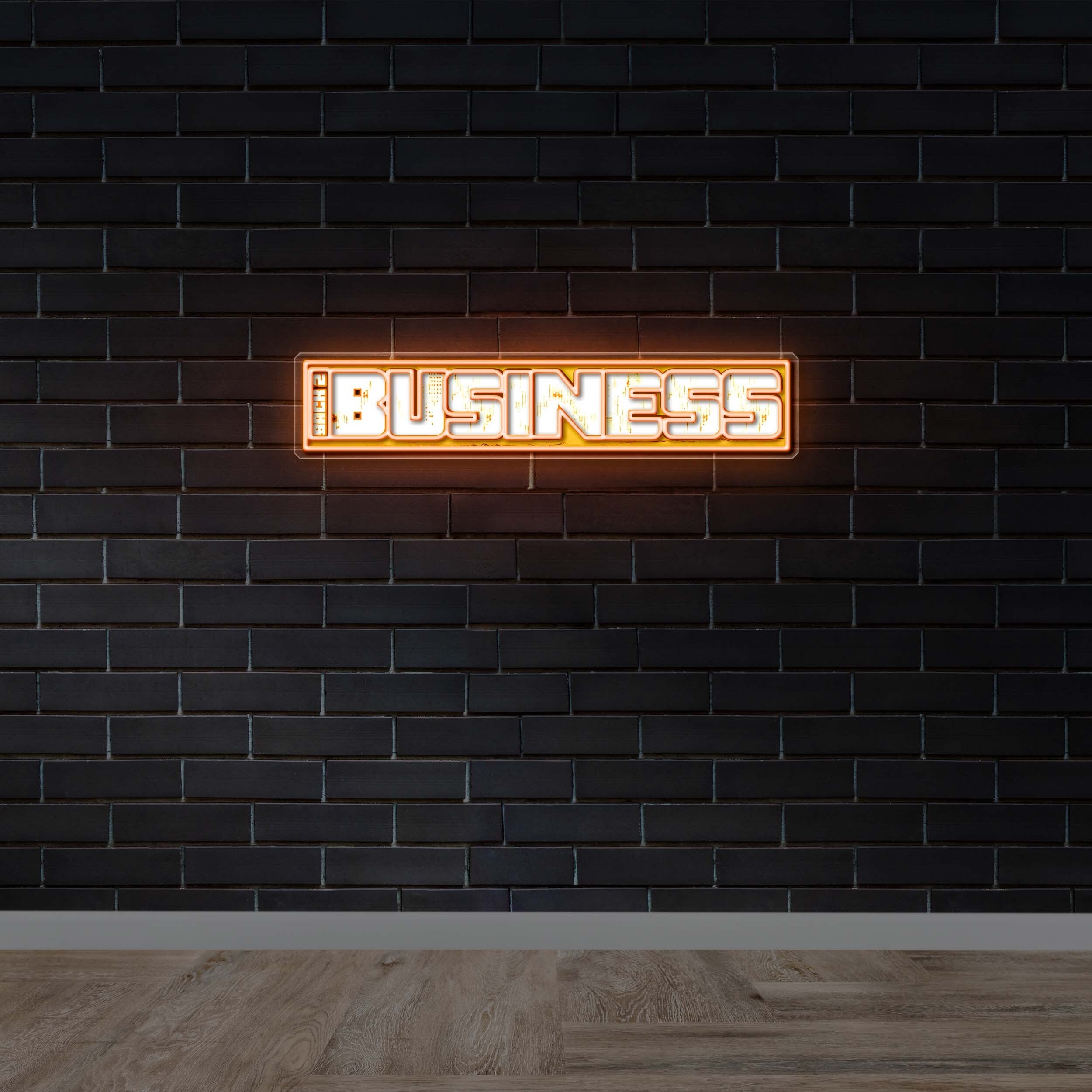 BACK 2 BUSINESS - Premium Neon Artwork