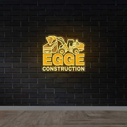 EGGE CONSTRUCTION - Premium Neon Artwork