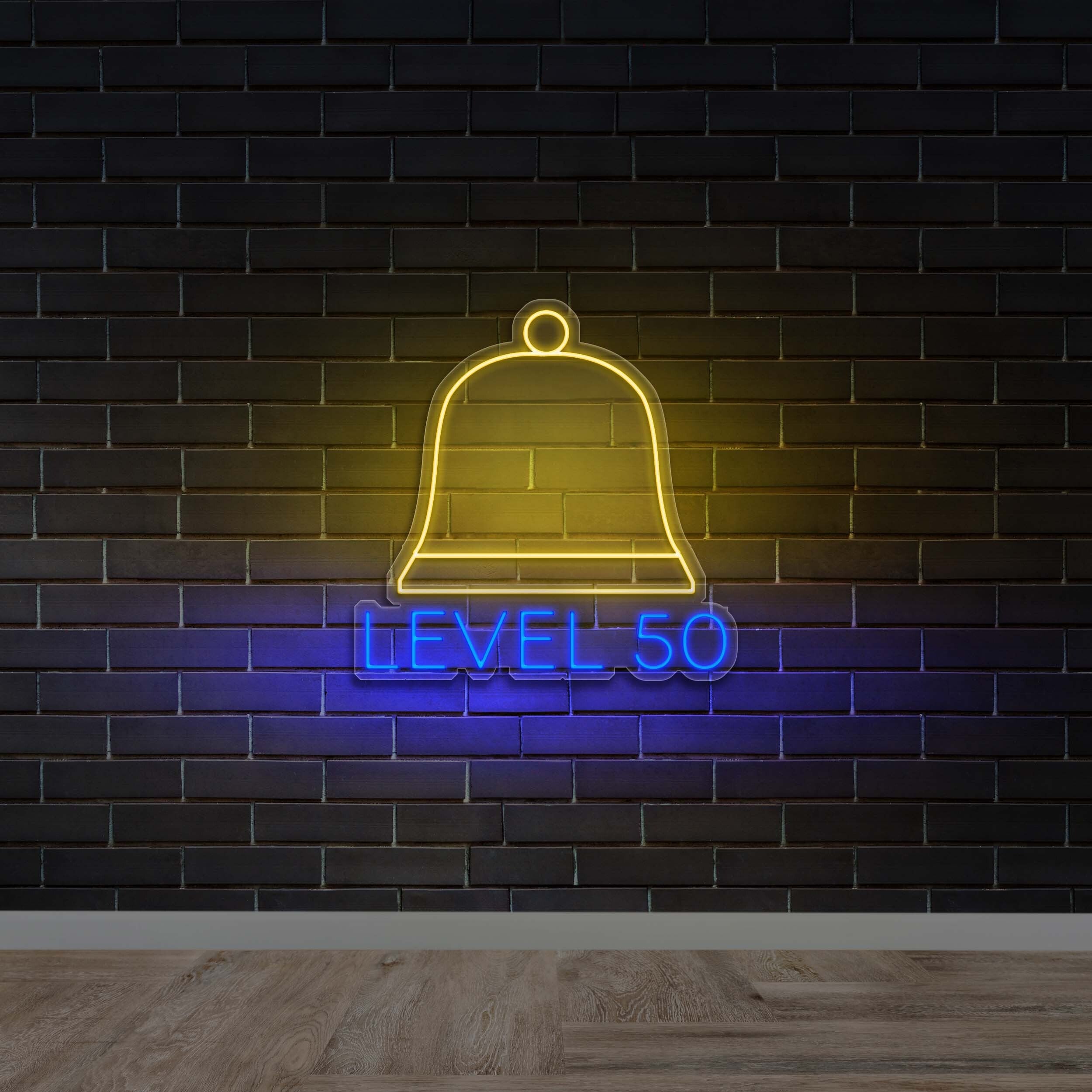 Level 50 - Premium Neon Artwork
