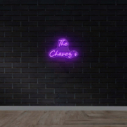 THE CHAVEZ'S - Premium Neon Artwork