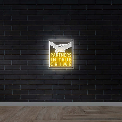 Partners In True Crime - Premium Neon Artwork