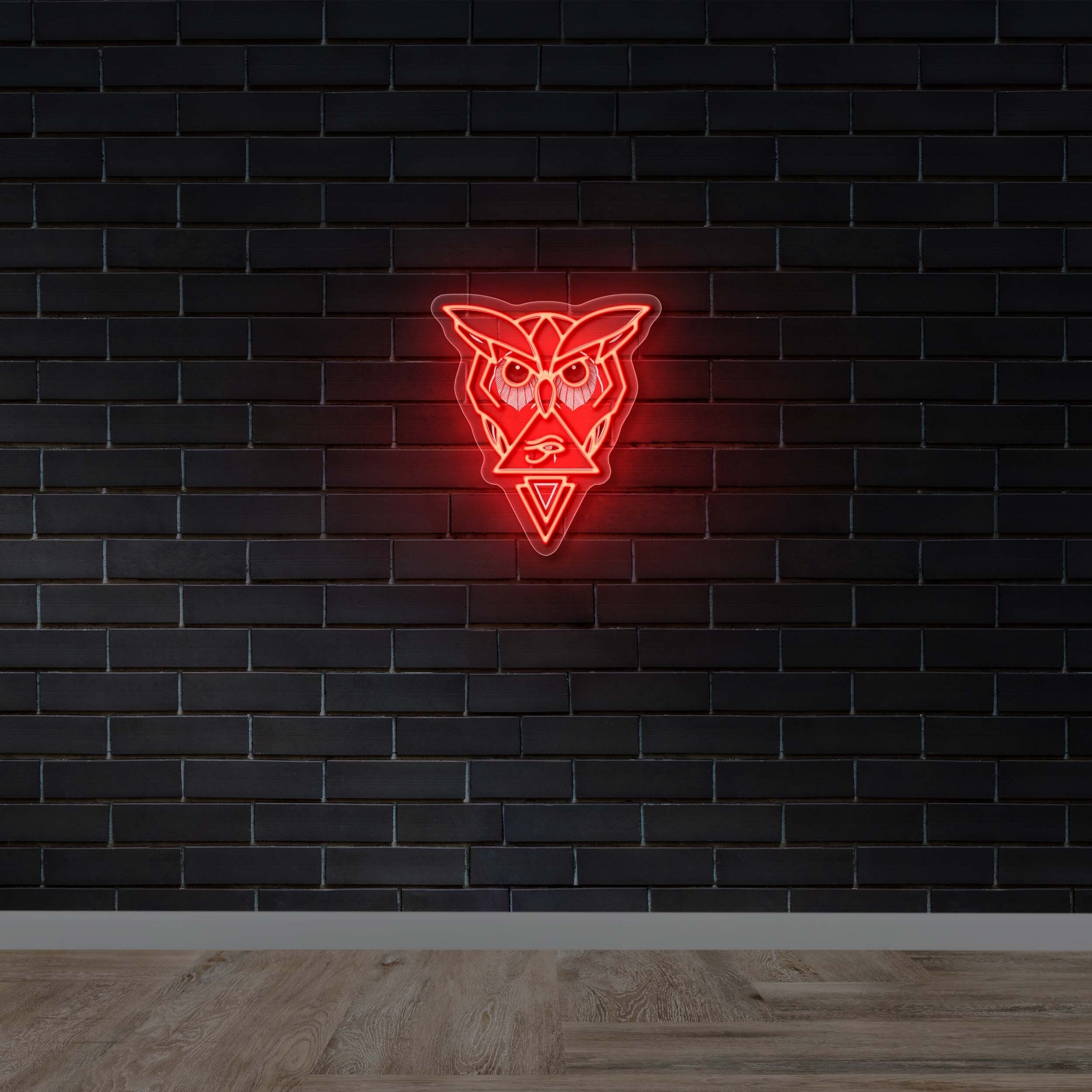 OWL LOGO – Premium Neon Artwork
