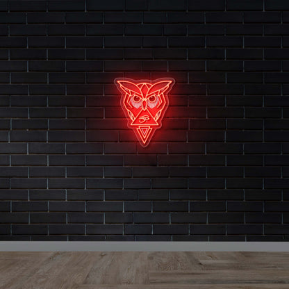 OWL LOGO – Premium Neon Artwork