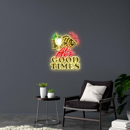 AL'S GOOD TIMES | 2nd Version - Premium Neon Artwork