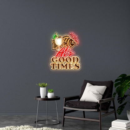 AL'S GOOD TIMES | 2nd Version - Premium Neon Artwork
