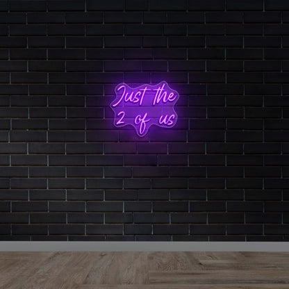 Just the 2 of Us - Premium Neon Artwork