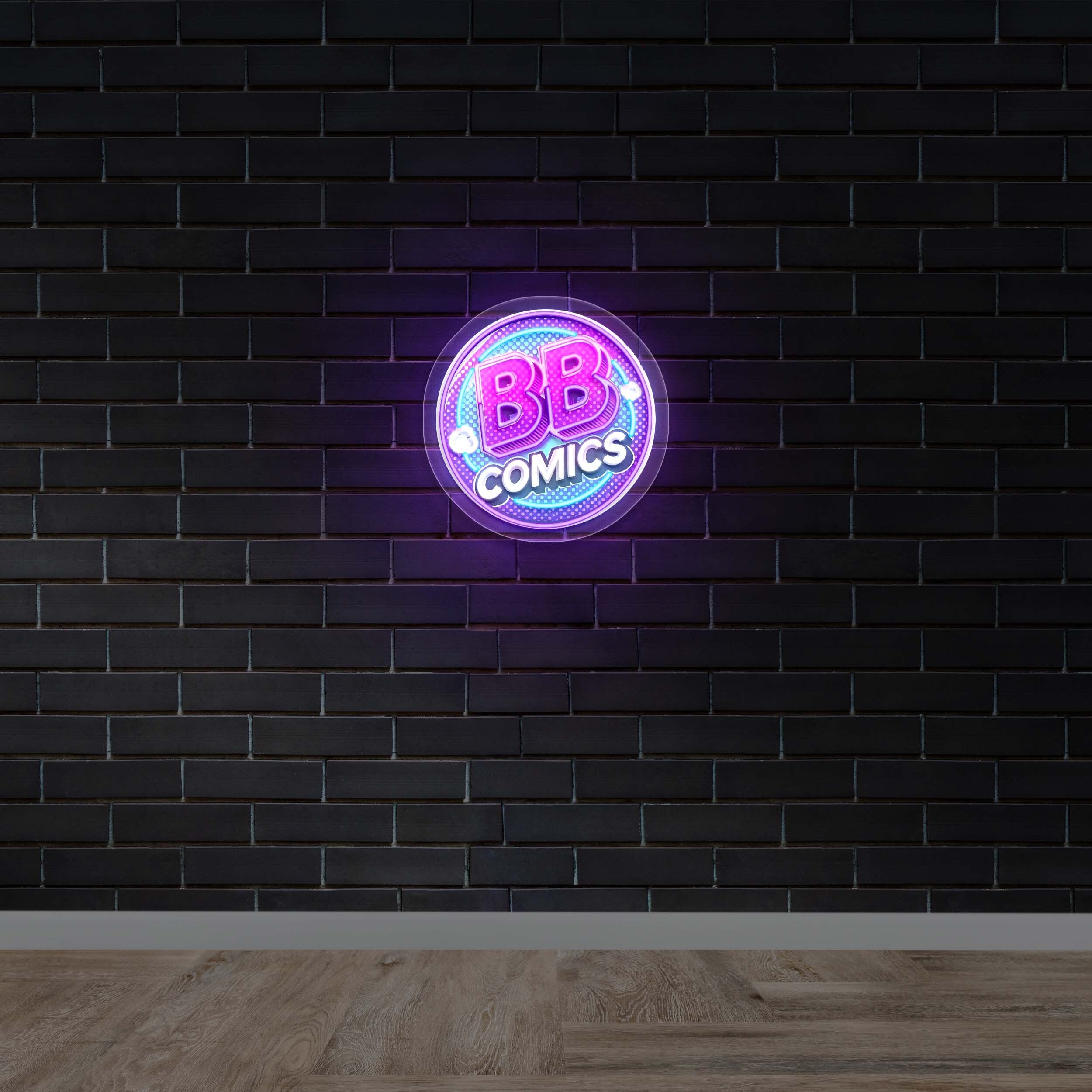 BB COMICS - Premium Neon Artwork