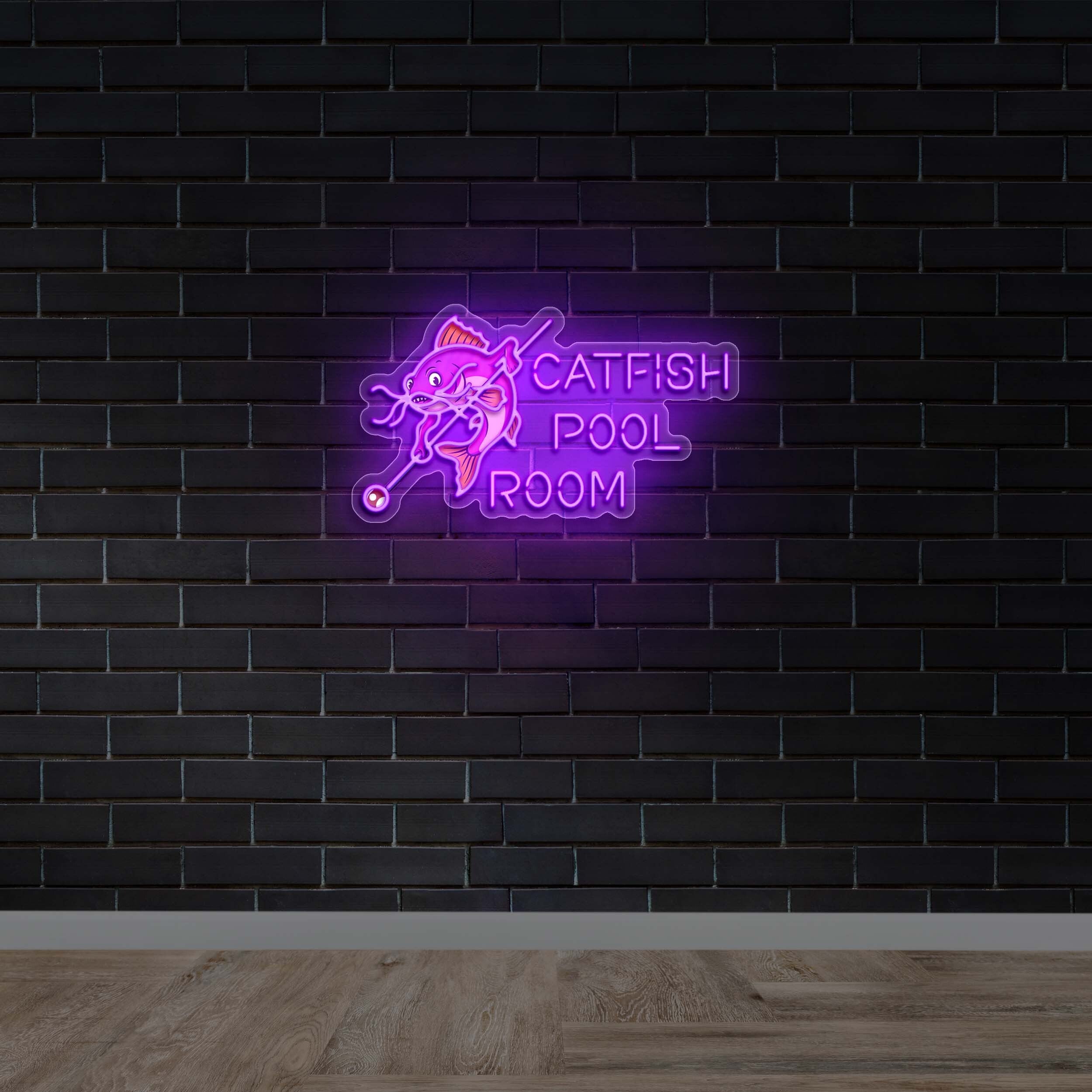 CATFISH POOL ROOM | 2nd Version - Premium Neon Artwork