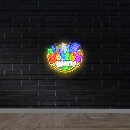 Bobby's World - Premium Neon Artwork