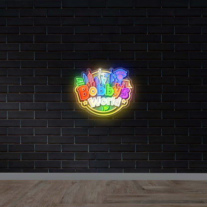 Bobby’s World - Premium Neon Artwork