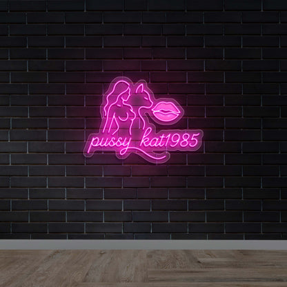 PussyKat1985 - Premium Neon Artwork