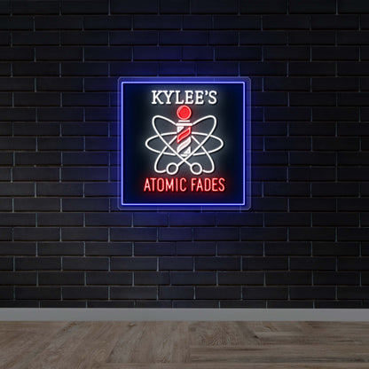 Kylee's Atomic Fades -  Premium Neon Artwork