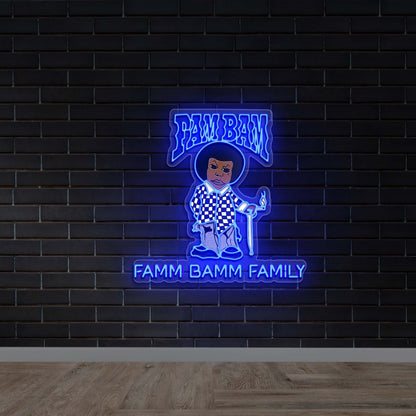 Famm Bamm - Premium Neon Artwork